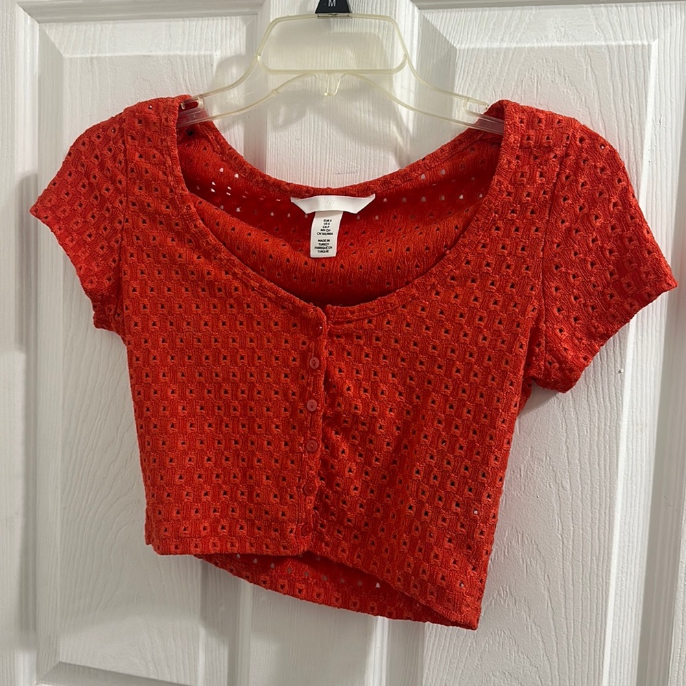 H&M size small mesh top